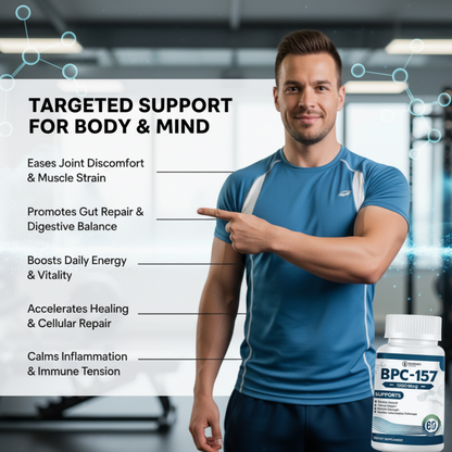 BPC-157 Recovery Complex Joints, Muscles & Gut Repair