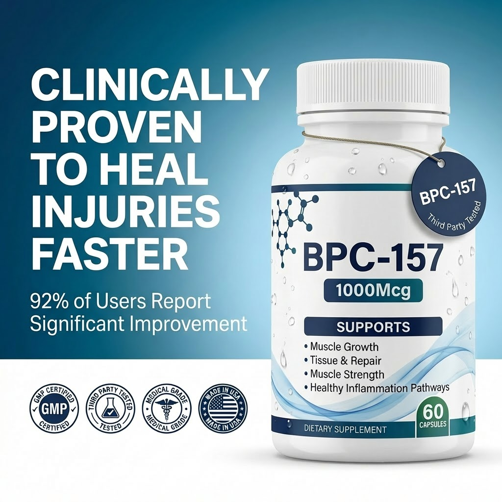 BPC-157 Recovery Complex Joints, Muscles & Gut Repair