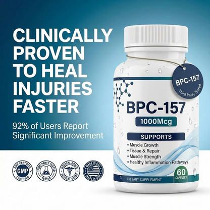BPC-157 Recovery Complex Joints, Muscles & Gut Repair